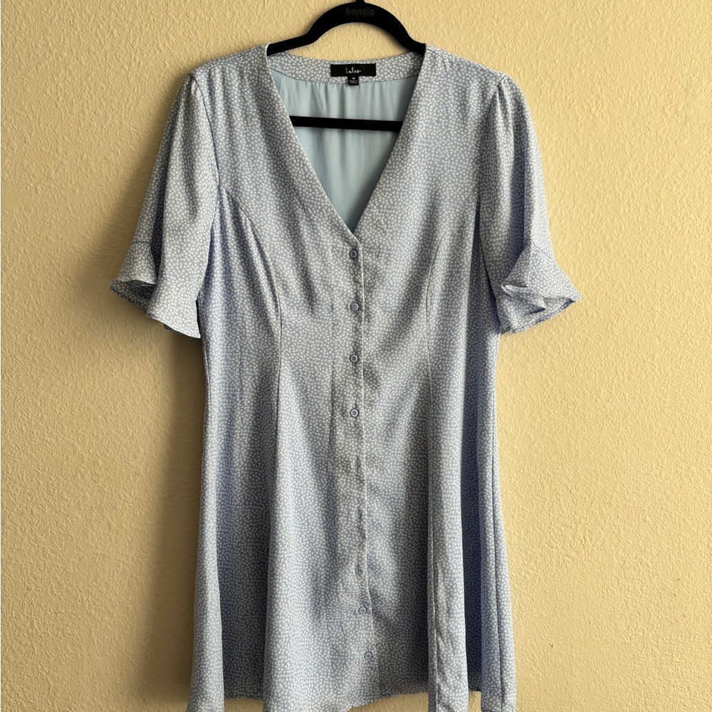 Lulu's Light Blue Mini Dress